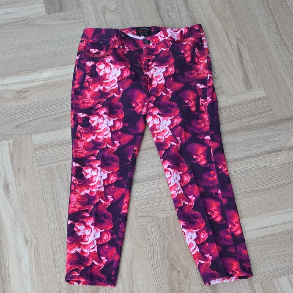 BANANA REPUBLIC L'Wren Scott Peony Floral Collection Floral Pants 6 NWOT - Picture 5 of 10